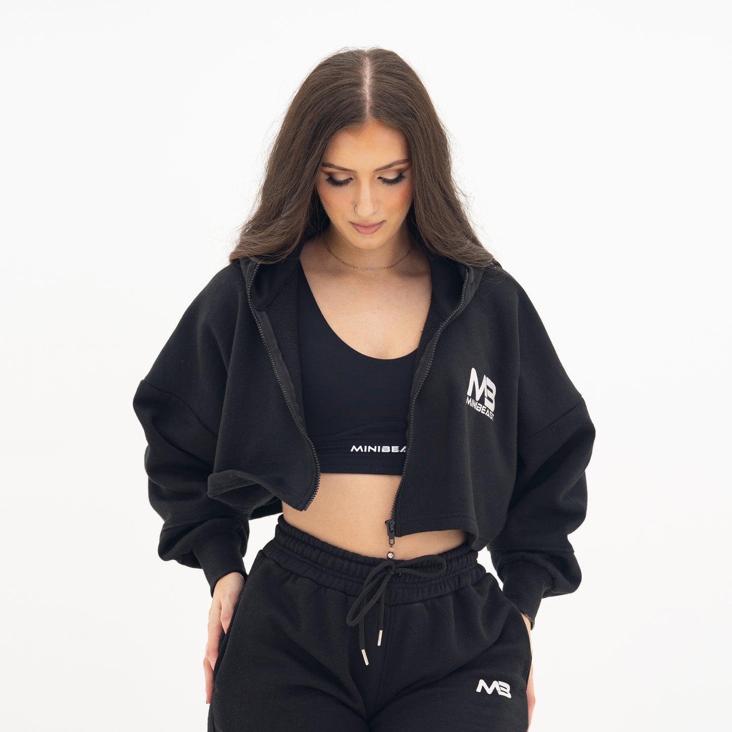 Boyfriend Cropped Hoodie