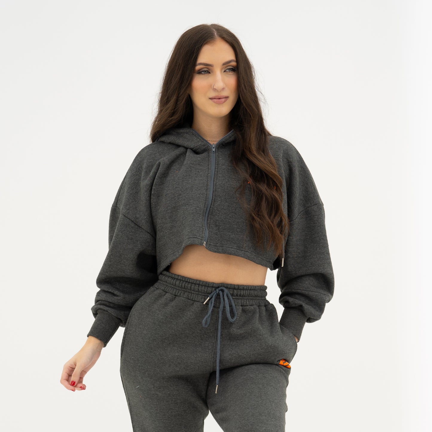 Boyfriend Cropped Hoodie