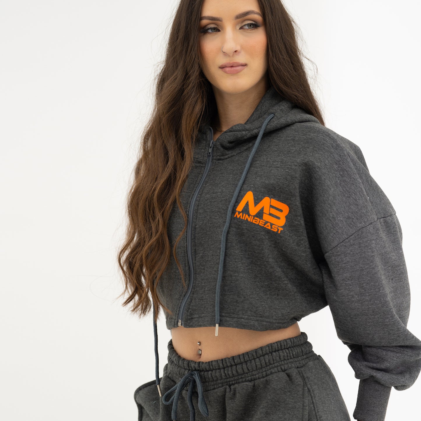 Boyfriend Cropped Hoodie