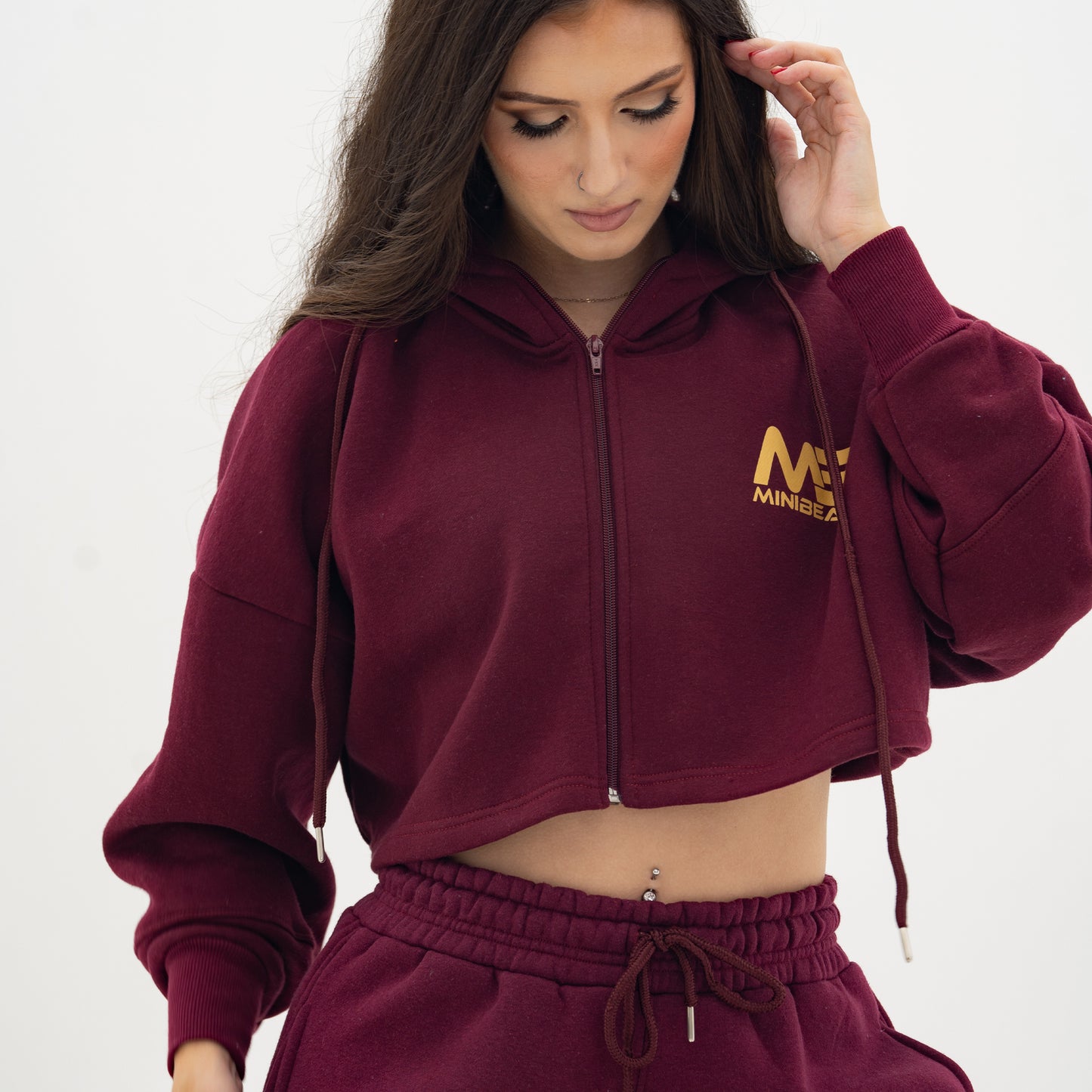 Boyfriend Cropped Hoodie