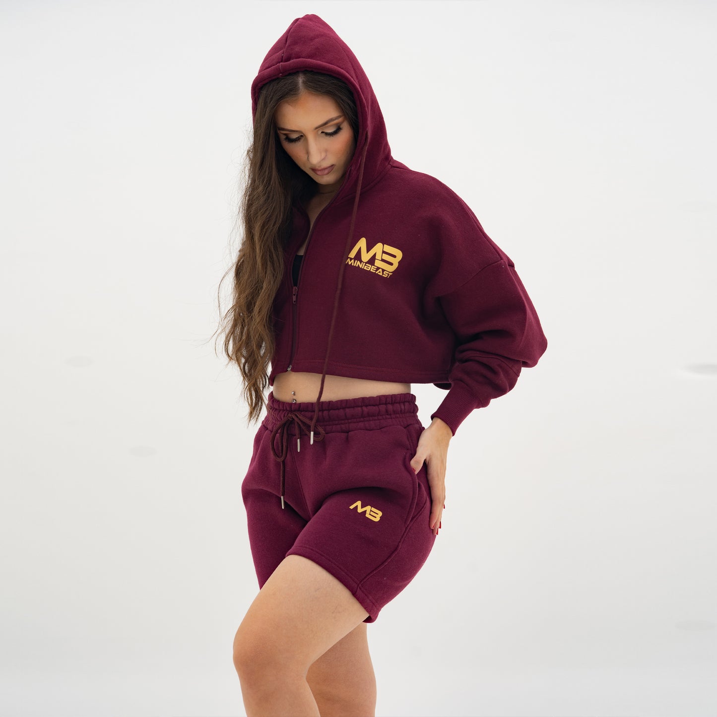 Boyfriend Cropped Hoodie