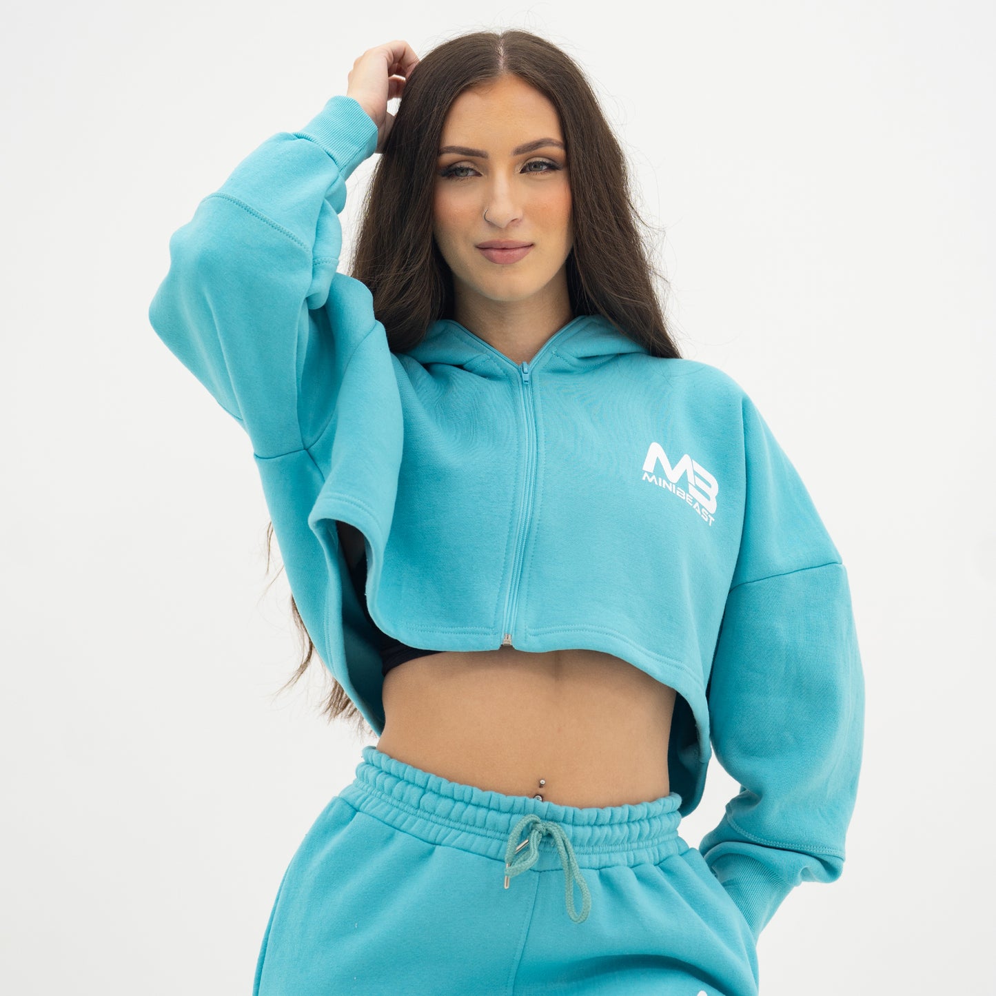 Boyfriend Cropped Hoodie