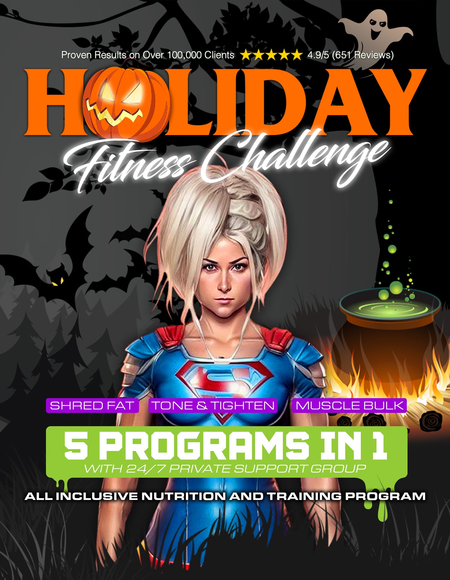 Holiday 8 Week Total Body Transformation Challenge 2024