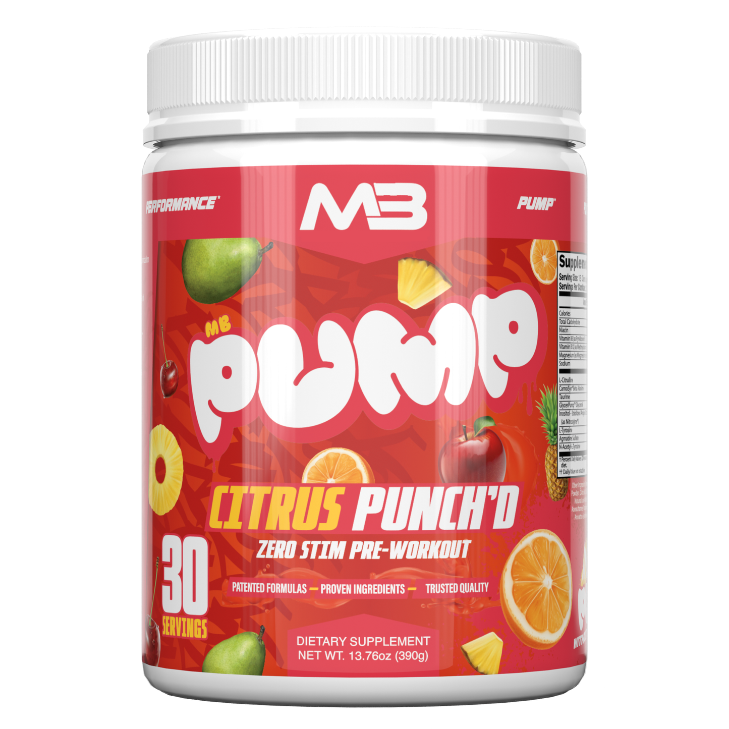 MB Pump (Zero Stim Pre-Workout)