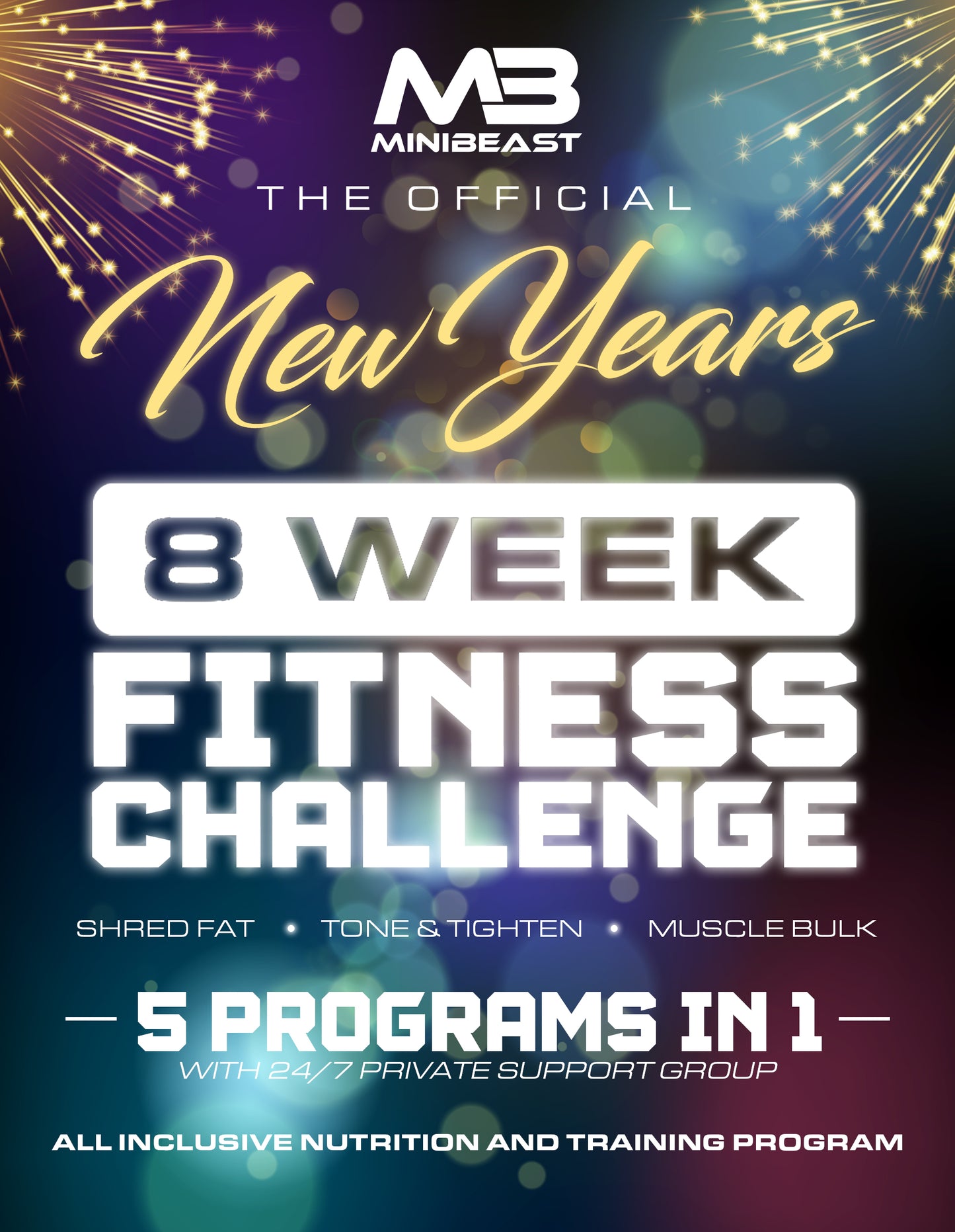 New Year's Resolution 8 Week Total Body Transformation Challenge 2025